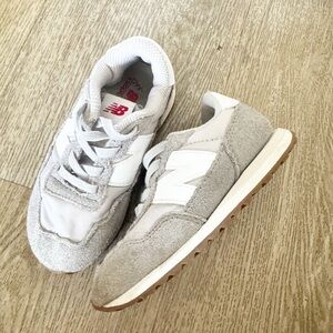 New Balance Light Gray and White Sneakers 237 sneakers